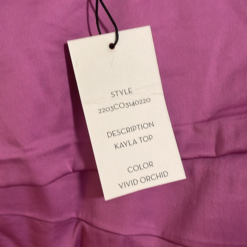 NWT Veronica Beard Kayla puff sleeve top - Picture 10 of 12
